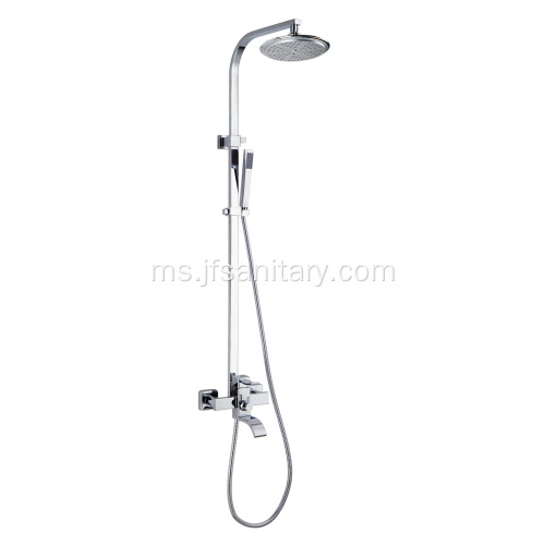 Set Pancuran Kepala Pancuran Hujan Brass Shower Mixer